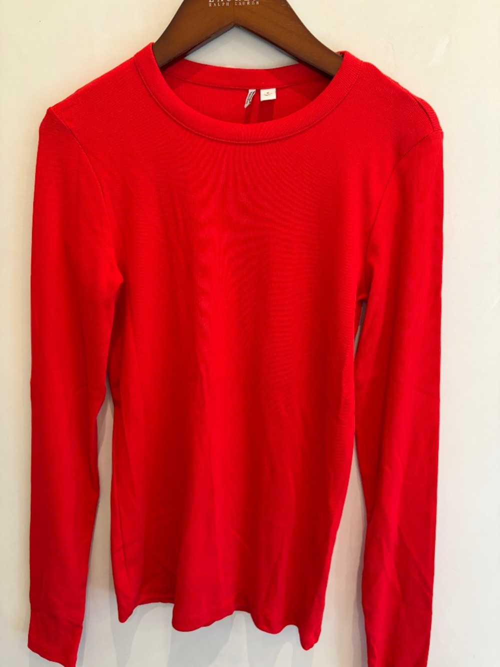 All Saints-Nordstrom Long Sleeve Cotton Red Size S White Size M-NWT-2 Shirts